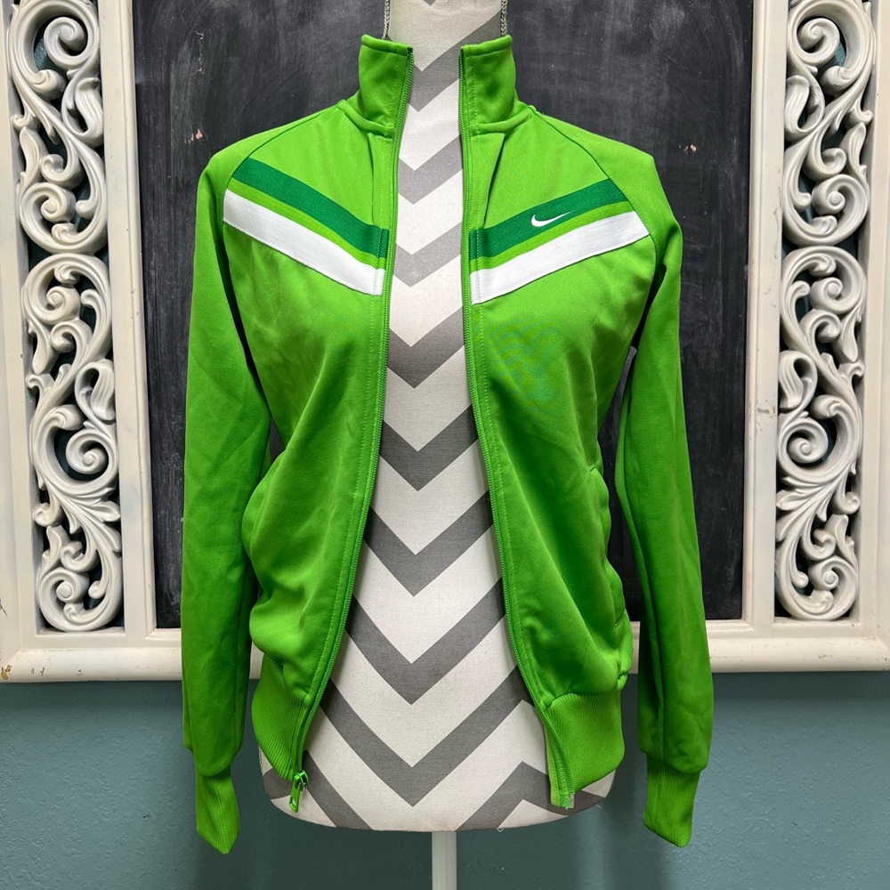 Nike Lime Green Vintage Track jacket